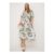Cream Vintage Floral Midaxi Co Ord Skirt