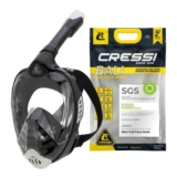 Cressi Bali Full Face Snorkel Mask Dry-Top Panoramic