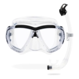 Cressi Big Eyes Seal Dry Combo, Snorkel Set Adults, Diving Mask