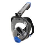 Cressi Kairon Full-Face Snorkeling Mask Adult Black/Blue L/XL