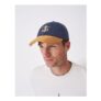 Crew CONTRAST PEAK COTTON HAT in NAVY and TAN