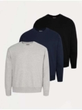 Crew Neck Sweatshirts 3 Pack ( Size S-XXL) Free C&C