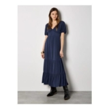 Crinkle Tiered Maxi Dress