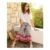 Crinkle Tiered Skirt