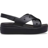 Crocs Womens Brooklyn 4u Cross Strap SandalWedge Sandal – Size 8 UK