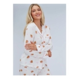 Croissant Modal Pyjama Set – Ivory Mix