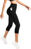 Cropped 3/4 Leggings Women with Pockets for Gym & Yoga