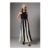 Cross Front Pleat Panelled Maxi Dress