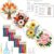 Cross Stitch Fabric Set, 4PCS Embroidery Kit, Cross Stitch Kits for Adults