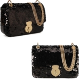 Crossbody Bags for Women Fashion Evening Party Shining Sequins Shoulder Bag Clutch Chain Strap Glitter Handbag