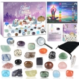 Crystal Advent Calendar 2026, 24 Days Christmas Countdown Natural Chakra Healing Stone Rock – Prime Exclusive – Sold by BAEIDO-UK / FBA