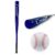 Crystals 32-Inch Aluminium Baseball Bat (Blue / Red/ Silver / Black) – Heavy Duty Metal Bat, Shipped & Sold by Denny Shop