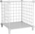 Cube Storage Shelf, Wire Cube Organizer with DIY Bookshelf, Multifunctional Shelving Unit for Office Living Room Kitchen Bathroom, White ATTJL01W