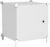 Cube Storage Unit with Doors, Cube Organizer for Bedroom, Wardrobe & Under Stairs, 30x30x30cm Compartments, Space-Saving Closet Storage, Cloud White ATTSL1002 (Cloud White)