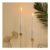 Cuifati 2pcs Flameless LED Taper Candles, Battery Operated