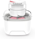 Cuisinart Solo Scoops Ice Cream Maker Homemade Gelato & Ice cream machine in 25 Mins Sorbet Maker Frozen Yogurt Maker Compact, space saving 475ml churning bowl ICEM10