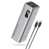 Cuktech 15SE 65W Power Bank, 20000mAh, Protocols – PD, PPS, QC, FCP & SCP (With USB-C Cable) – Prime Exclusive. Sold by Cuktech Direct / FBA