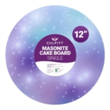 Culpitt Masonite Cake Board, Extra Strong, 12-Inch Celestial Design