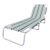 Curacao Blue & green Metal Sun loung – Free C&C