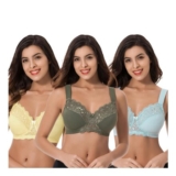 Curve Muse Minimizer Wirefree Bras 3-Pack Assorted Colors 36C