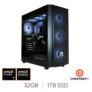 CyberPower AMD Ryzen 7 9700X, 32GB RAM, 1TB SSD, AMD Radeon RX 9070, Gaming Desktop PC or With Ryzen 7 9800X3D & Radeon RX 9070 XT £1599.99