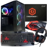 CyberPower Eurus PC Bundle Ryzen 5 8GB 500GB Monitor, KB, Headset, Mouse & Mat – Opened, Never Used – The Electronics Lab (UK Mainland)