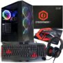 CyberPower Eurus PC Bundle Ryzen 5 8GB 500GB Monitor, KB, Headset, Mouse & Mat – Opened, Never Used – The Electronics Lab (UK Mainland)