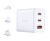 D-Link DCP-651 65W GaN Fast Charger 2 x USB-C & 1 x USB-A, Interchangeable Plugs, PD 3.0 & QC 4.0, Multi-Device Charging Block