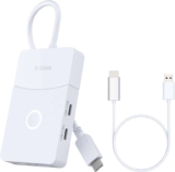 D-Link DUP-501 5-in-1 USB-C Hub, 5Ghz Wireless HDMI, 4K HDMI 2.0, 1080p, 100W USB-C PD Pass-Through, USB 3.0 Ports