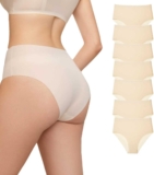 D.DUO Disposable Underwear for Women, Silky Seamless Invisible, Reusable Disposable Panties for Travel Hotal Stays(7PK)