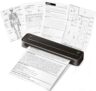 D90E Inkless Thermal Portable Wireless Travel Printer A4, Black USB link, fits 8.511 A4 thermal paper, inkless printer tech, works with phones & laptops, for home car office school use