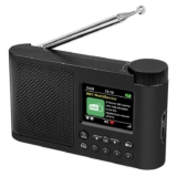 DAB Portable Digital Radio Rechargeable Battery or Mains Powered Small FM Radio Sold by ELASTICCHAIN / FBA