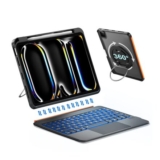 DANCESOUL iPad Pro 11-Inch Case with Detachable Backlit Keyboard