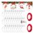DARENYI 80Pcs Clear 7.6cm Acrylic Christmas Baubles Blanks with Ribbon
