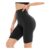 DDOBB Womens High-Waisted Black Cycling Biker Shorts