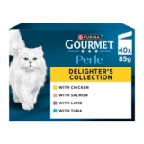 DEAL STACK – GOURMET Perle Gravy Wet Cat Food 40x85g – £11.02 S&S Voucher