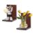 DEAL STACK – NIUBEST L-Shaped Floating Wall Shelves, 2-Pack, Pine/Walnut