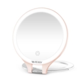DEAL STACK – WEILY 10X/1X Magnifying Lighted Makeup Mirror, Double-Sided