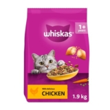 DEAL STACK – Whiskas Chicken Adult Dry Cat Food 4 X 1.9kg – £16.81 S&S Voucher
