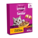 DEAL STACK – Whiskas Senior Dry Cat Food 800g (5-Pack) – £11.36 S&S Voucher