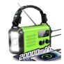 DEAL STACK – Wind-up Solar Radio 20000mAh Hand Crank AM/FM Weather