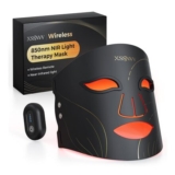 DEAL STACK – XSSNVV Cordless LED Face Mask Red Light Therapy Home Care
