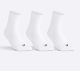 DECATHLON High Socks WHITE Tri-Pack, sizes 2 – 11