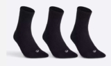 DECATHLON High Sports Socks RS 100 Tri-Pack – Black