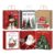 DECHISY 12 Pack Christmas Bags, 6 Designs, 23x18x10cm
