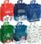 DECHISY 12Pack Small Christmas Gifts Bags, Non-Woven Reusable Christmas Bags, Xmas Tote Bag for Presents Shopping Party (272010cm)