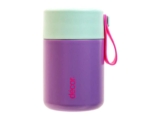 DÉCOR 350ml Purple and Green Food Flask