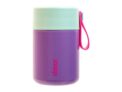 DÉCOR 350ml Purple and Green Food Flask