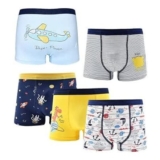 DECOVICI Boys Boxer Shorts 5-Pack, Soft Cotton, 7-8 Years