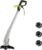DEKOPRO 250W Electric Grass trimmer, 23cm Corded Twin-line Trimmer with Automatic Feed for Lawn, Garden, Weed & Edging(Extension Cord Not Included)